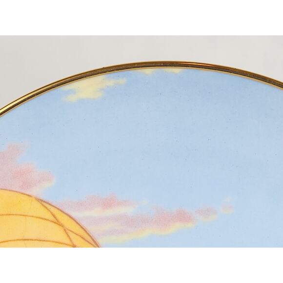 The Vision Of Leonardo Man's Dream Of Flight Year 1982 Plate 8 1/2" Wall Decor - Picture 5 of 15